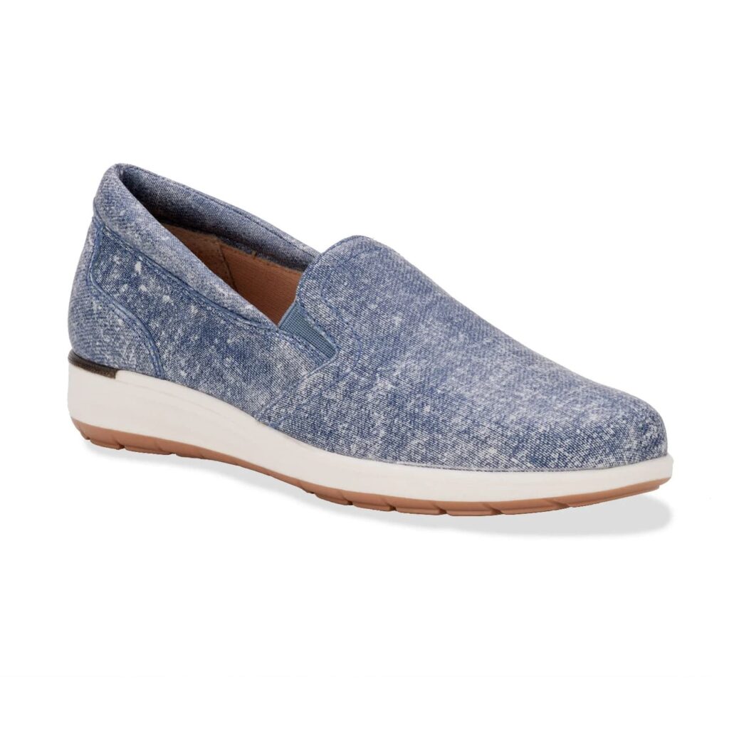 Ros Hommerson Women's Orleans Shoes - Blue-denim-print