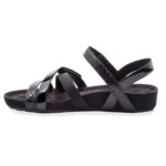 Ros Hommerson Women's Pool Sandals - Black-multi-leather — 8