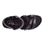 Ros Hommerson Women's Pool Sandals - Black-multi-leather — 6