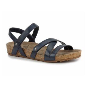 Ros Hommerson Women's Pool Sandals - Navy-leather