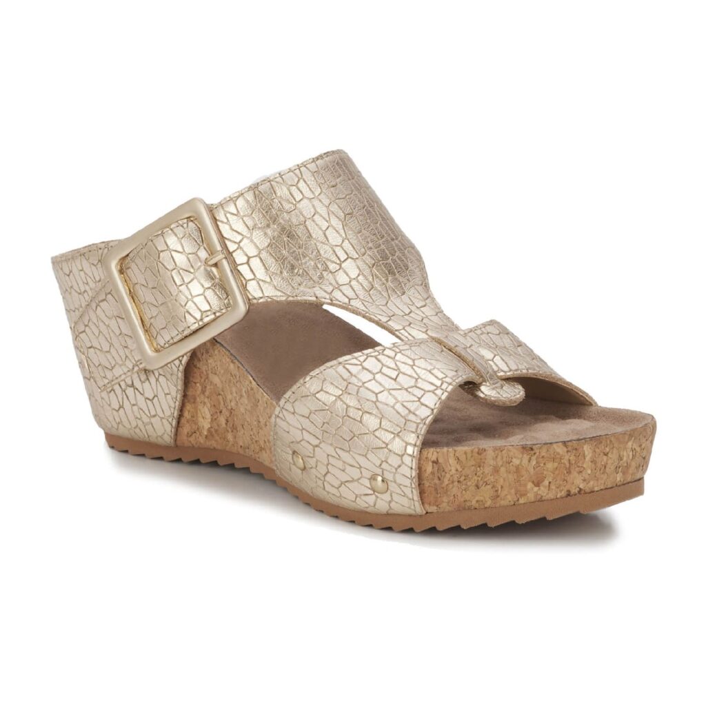 Ros Hommerson Women's Thea Sandals - Gold-metallic-leather