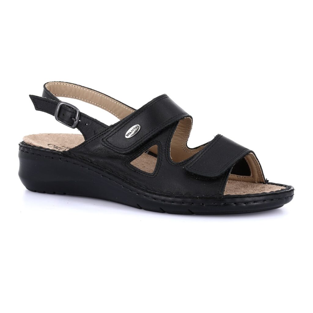 Grünland Women's Dami 0207 Sandals - Nero