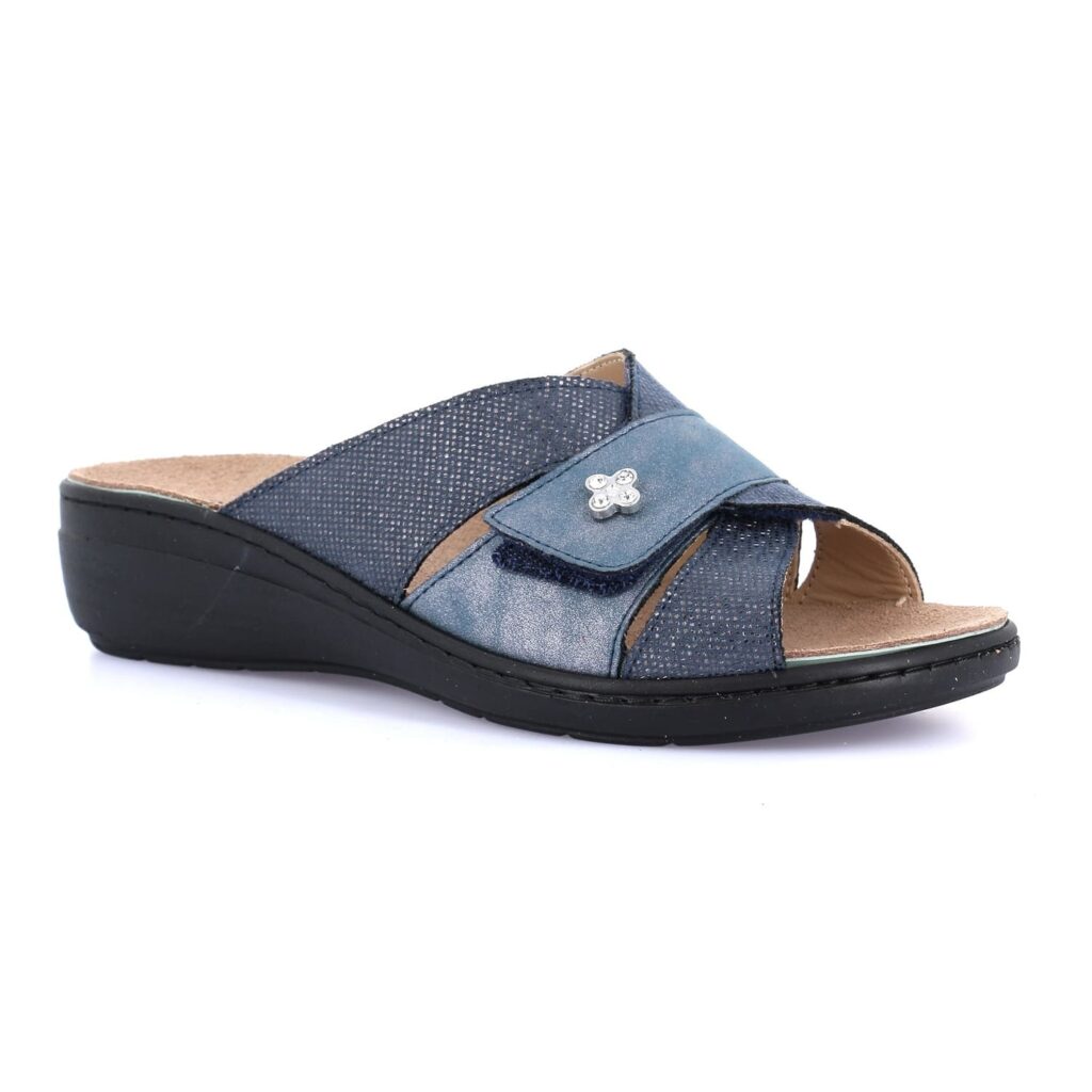 Grünland Women's Essi 0289 Sandals - Blue