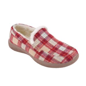 Biotime Women's Plaid Slippers - Red