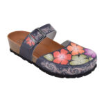 Biotime Women's Fleur Clogs - Dark-grey