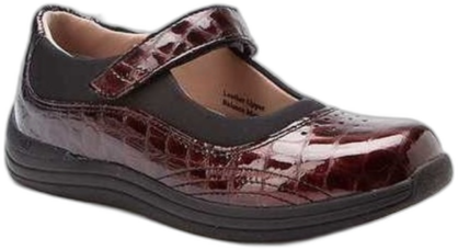 Drew Women's Rose Shoes - Brown-croc-patent