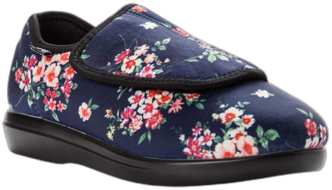 Propet Women's Cush 'N Foot Slippers - Navy-blossom