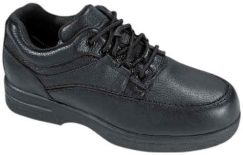 Drew Men's Traveler Shoes - Black-leather