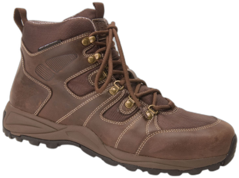 Drew Men's Trek Hikers - Brown-leather