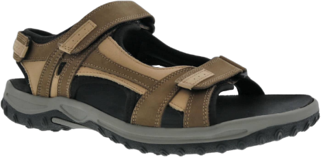 Drew Men's Warren Sandals - Brown-tan