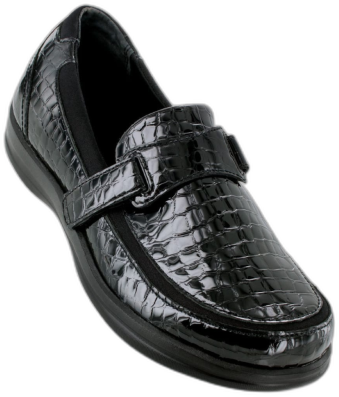 Apex Women's Evelyn Shoes - Black-croc