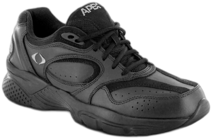 Apex Men's Lace Walker X-Last Shoe - Black