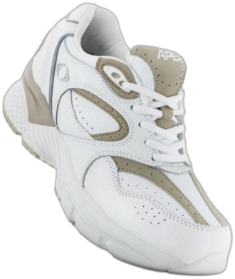 Apex Men's Lace Walker X-Last Shoe - White-grey