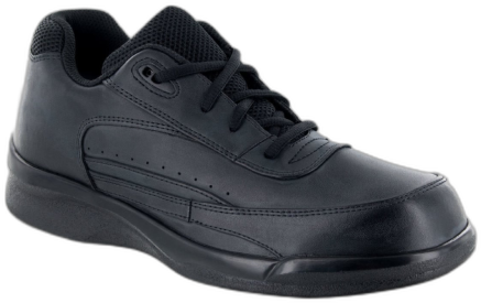 Apex Men's Lace Walker Shoes - Black