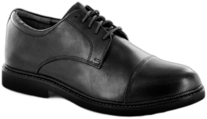 Apex Men's Classic Cap Toe Oxfords - Black