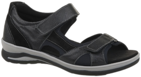 Fidelio Women's Hilly Sandals 496023 - Black-santiago