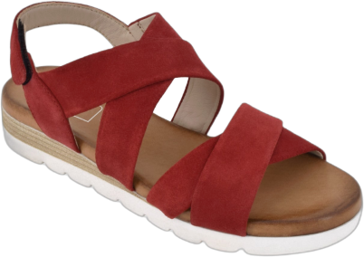 Biotime Women's Dulce Sandals - Red-nubuck