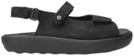 Wolky Women's Jewel XW Sandals - Black-nubuck