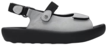 Wolky Women's Jewel XW Sandals - Light-grey-nubuck