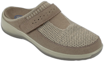 OrthoFeet Women's Louise Slippers - Beige
