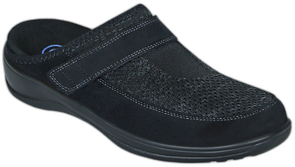 OrthoFeet Women's Louise Slippers - Black