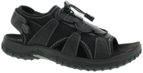 Drew Men's Waves Sandals - Black