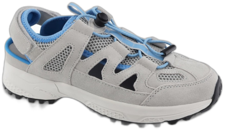 Apex Women's Closed Toe Sandals - Blue-grey