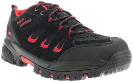 Propet Men's Ridge Walker Low Hikers - Black-red