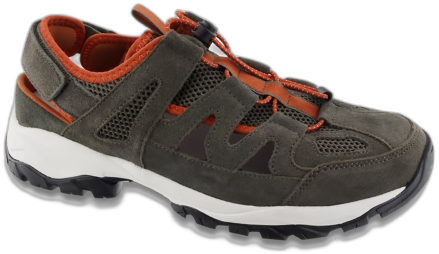 Apex Men's Closed Toe Sandals - Sage-burnt-orange