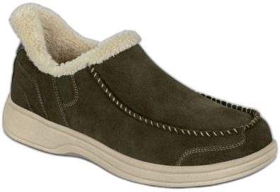 OrthoFeet Men's Vito Hands-Free Slippers - Dark-olive