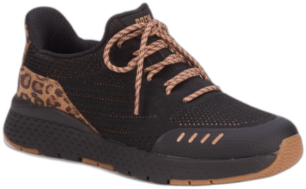 Drew Women's Bandit Shoes - Black-white-leopard