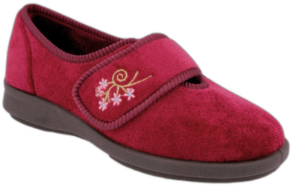 DB Easy B Women's Caroline 2 Slippers - Burgundy