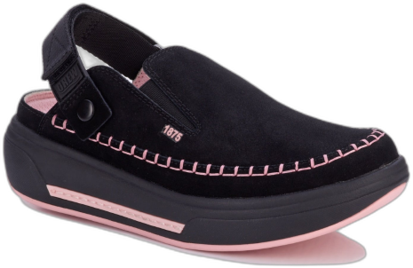 Drew Women's Jazz Shoes - Black-pink
