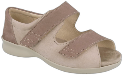 DB EasyB Women's Bliss 2 Sandals - Two-tone-taupe