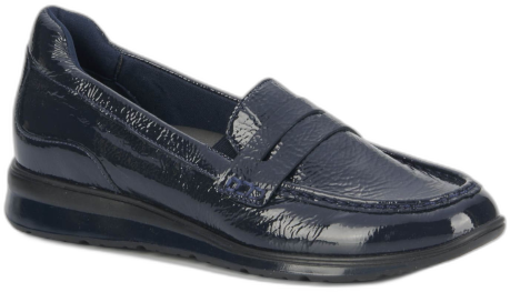 Ros Hommerson Women's Dannon Shoes - Navy-crinkle
