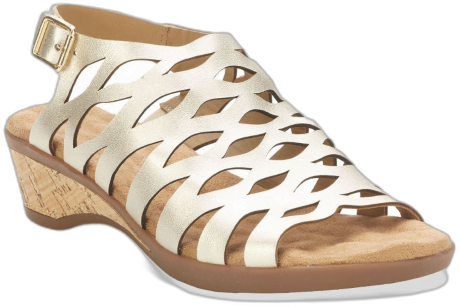 Ros Hommerson Women's Katia Sandals - Gold-metallic-leather