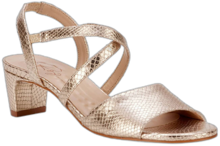 Ros Hommerson Women's Liza Shoes - Gold-snake-leather