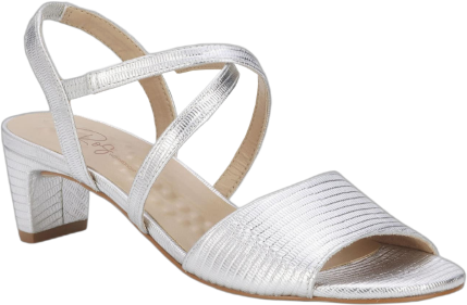 Ros Hommerson Women's Liza Shoes - Silver-lizard-leather