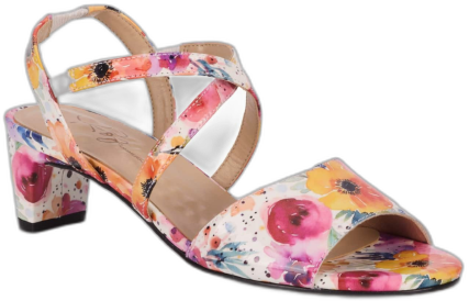 Ros Hommerson Women's Liza Shoes - Tropical-floral-leather