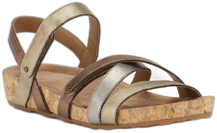 Ros Hommerson Women's Pool Sandals - Metallic-multi-leather