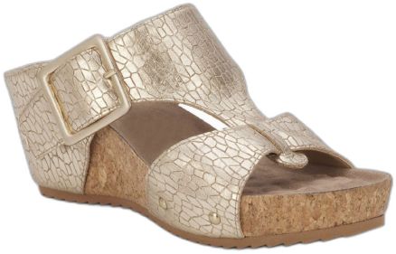 Ros Hommerson Women's Thea Sandals - Gold-metallic-leather