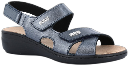 Grünland Women's Essi 0214 Sandals - Blue