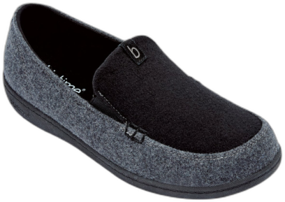 Biotime Men's Bennet Slippers - Black-grey