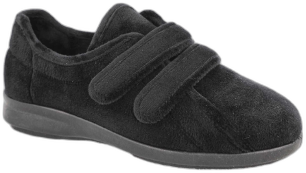 DB Easy B Women's Fork Slippers - Black
