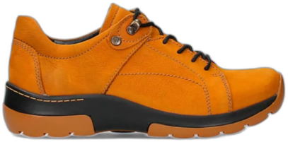 Wolky Women's Cajun Shoes - Dark-ochre-nubuck