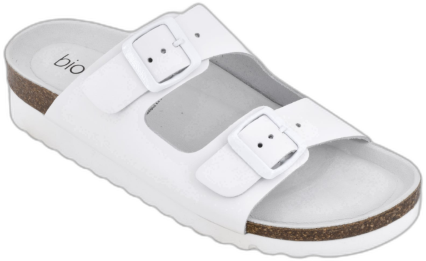 Biotime Women's Capri Sandals - White