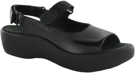 Wolky Women's Jewel Sandals - Black-smooth