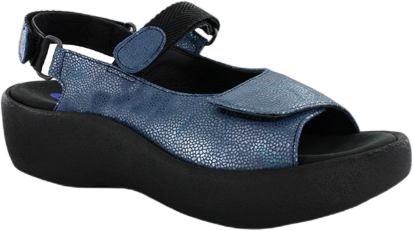 Wolky Women's Jewel Sandals - Blue-vegi