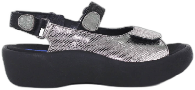 Wolky Women's Jewel Sandals - Metallic-silver