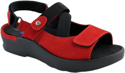 Wolky Women's Lisse Sandals - Red-nubuck